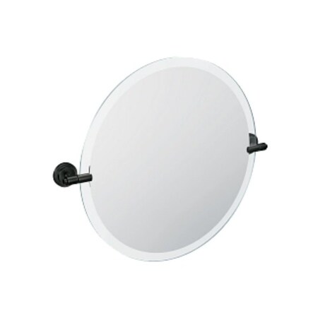 Moen Mirror, 23.9 L, 23.8 W, Matte Black DN0792BL